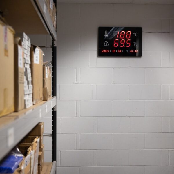 Indicador de temperatura y humedad de gran tamaño para pared - Imagen 2
