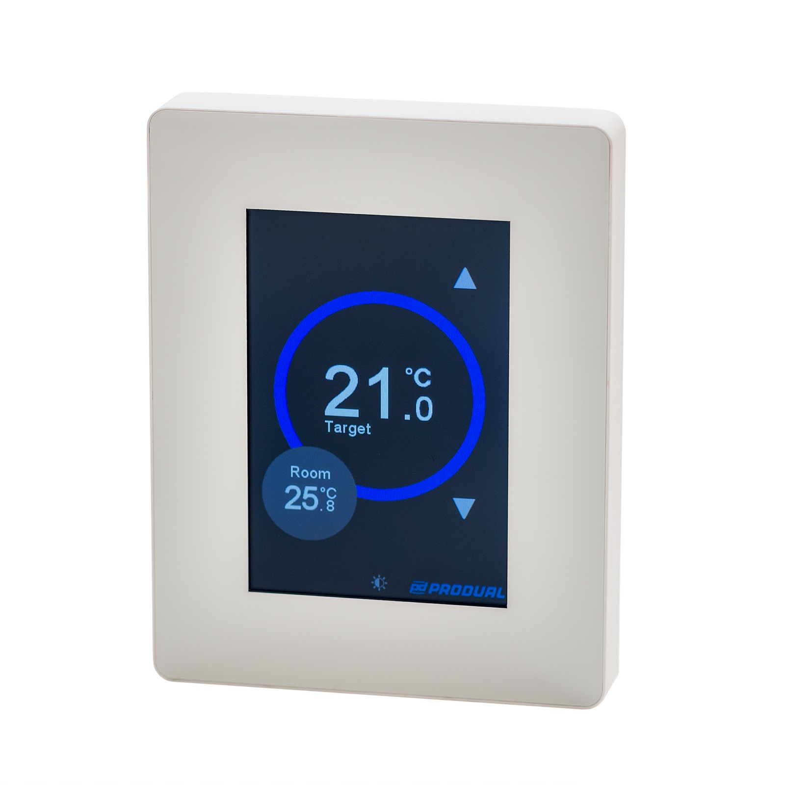 Controlador de ambiente con pantalla táctil