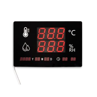 Indicador de temperatura y humedad de gran tamaño para pared