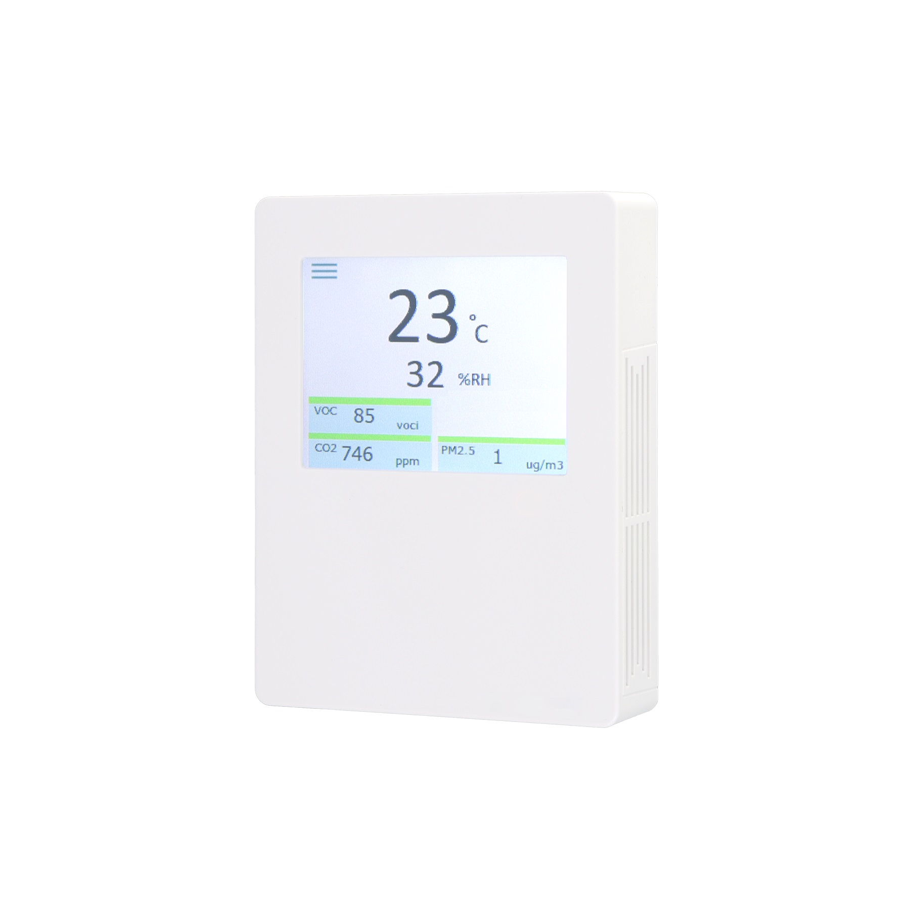 Transmisor de calidad del aire indoor con salida Modbus IAQRM
